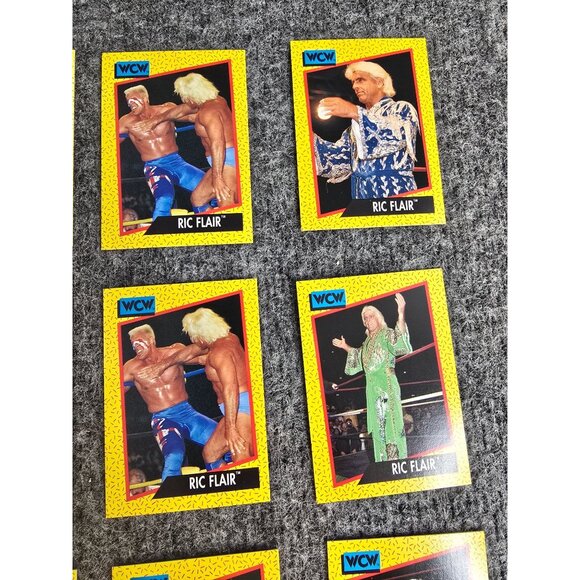 WCW 1991 Ric Flair Trading Card Set Licensed By Turner - Picture 6 of 7